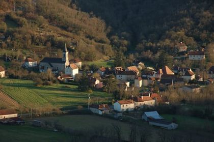 Vue de Saujac