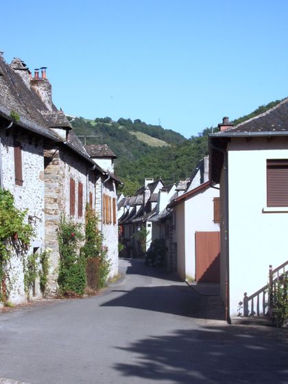 Vue de Saint-Parthem